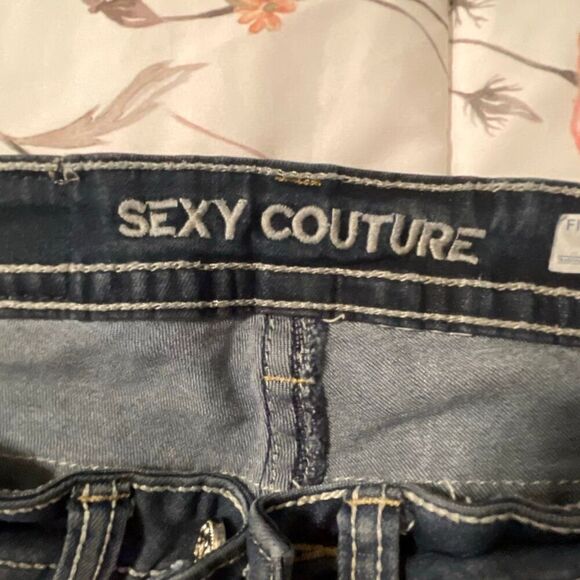 Sexy Couture Ladie’s Western/Cowgirl Pocket Bling Bootcut Jeans - Picture 10 of 13